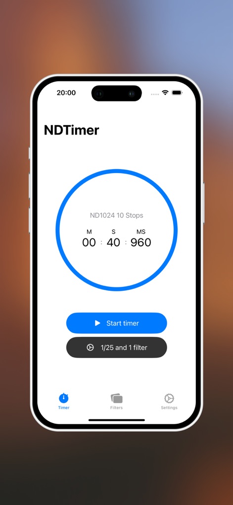 NDTimer - Long Exposure - Photo & Video App | MWM
