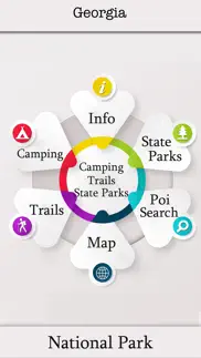 georgia -camping &trails,parks iphone screenshot 1