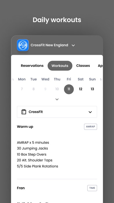 CrossFit New England Screenshot
