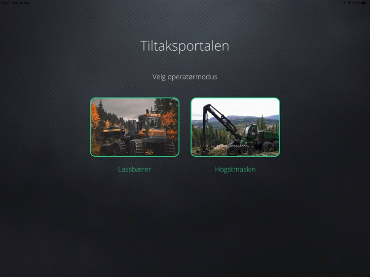 Tiltaksportal feltapp