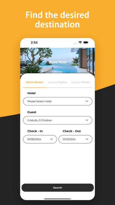 Vivenzia Vacation Club Screenshot