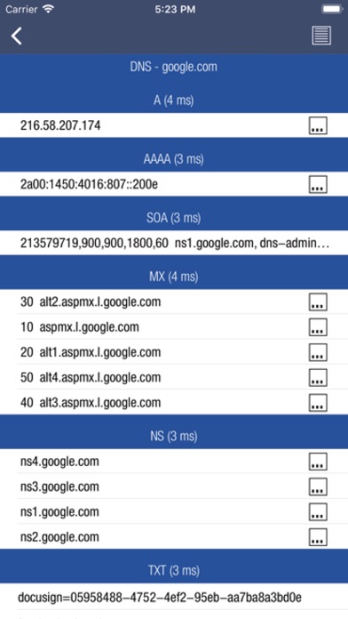 Network Toolbox Net security Screenshot