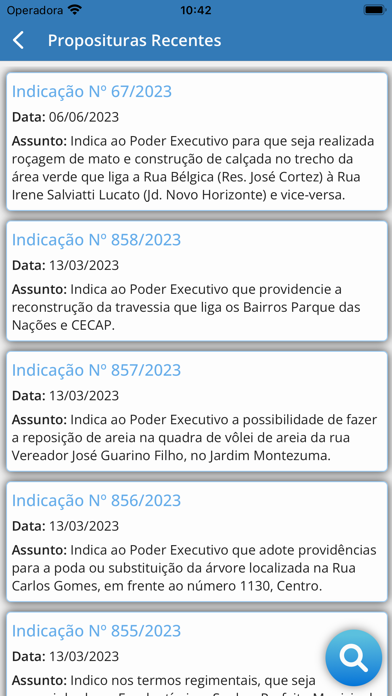 Câmara Municipal de Limeira Screenshot