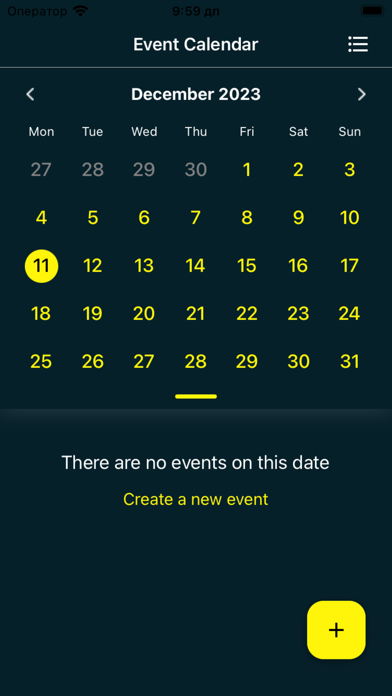 EventCalendar Pro Screenshot