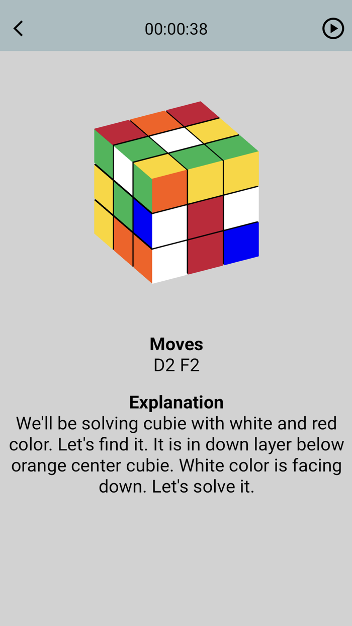 Rubiks Cube Tutor