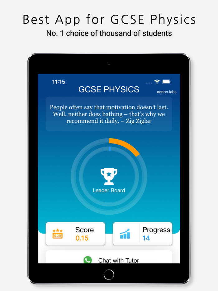 The GCSE Physics App for AQA