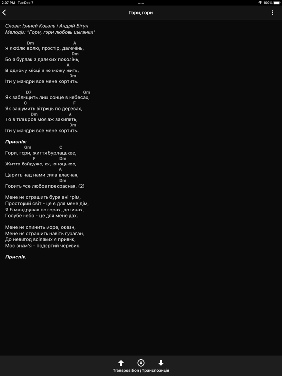 WikiSpiv iPad screenshot 4 - Music app