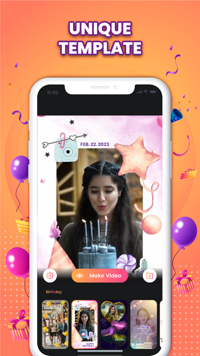 Birthday Photo Video Maker