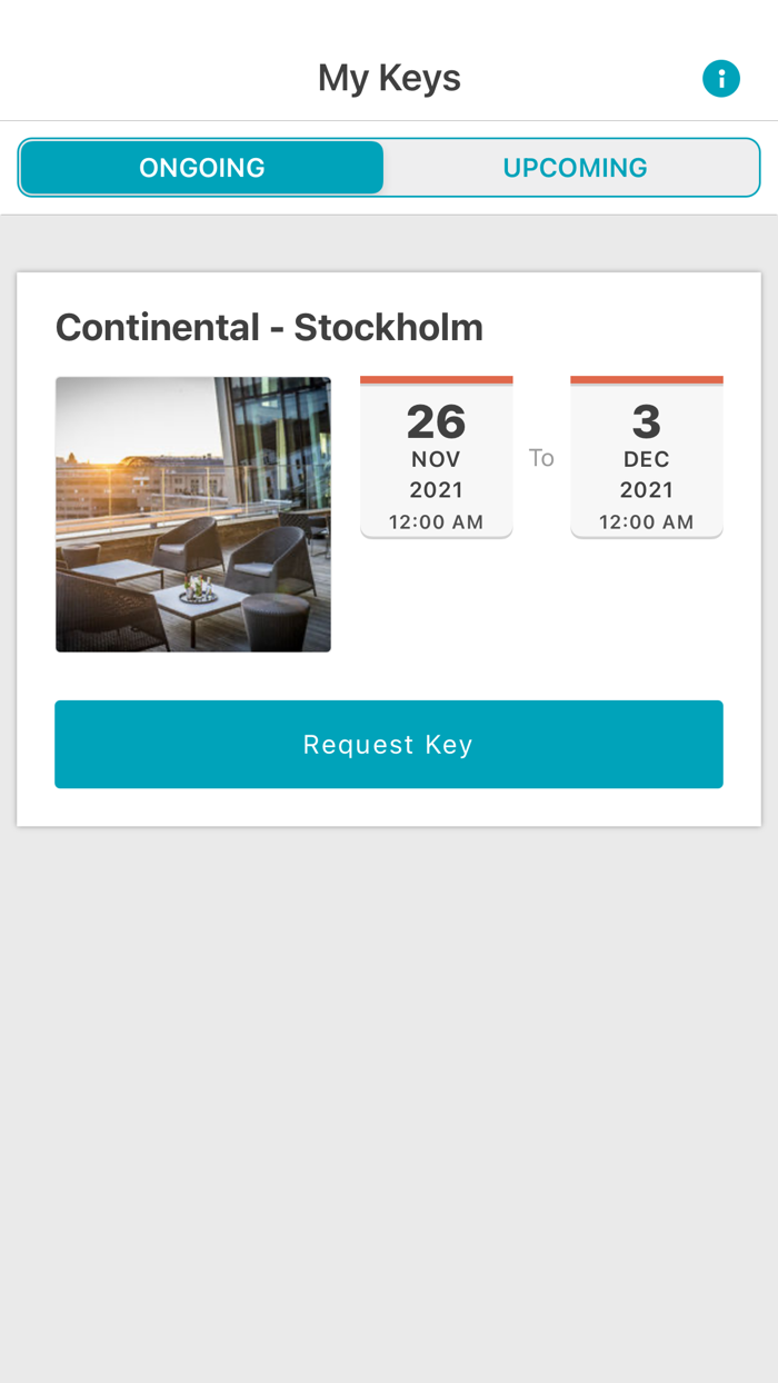 Scandic Continental Key