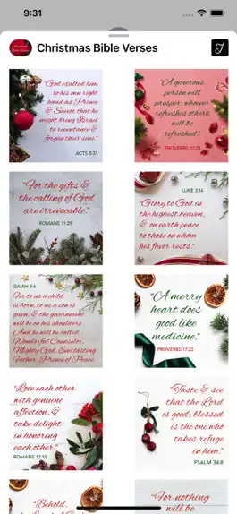 Game screenshot Christmas Bible Verses Sticker apk