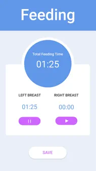 Breastfeeding Tracker & Timer iphone bilder 1