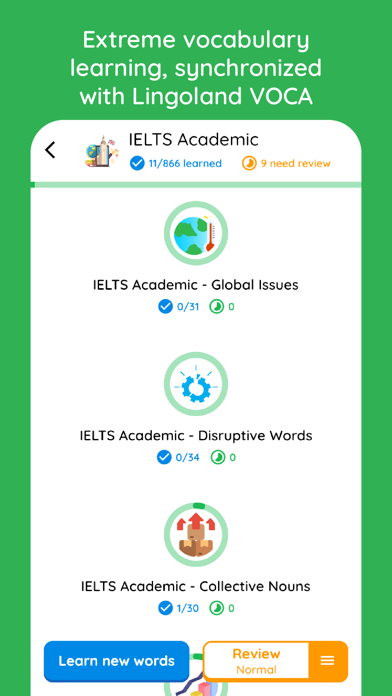 Lingoland IELTS Screenshot
