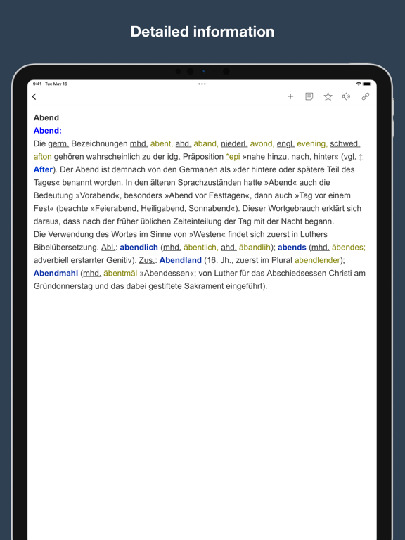 Screenshot #5 pour German Word and Name Origins