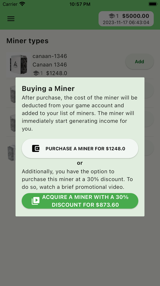 #5. Crypto Mining Manager (iOS) By: Igor Mansurov