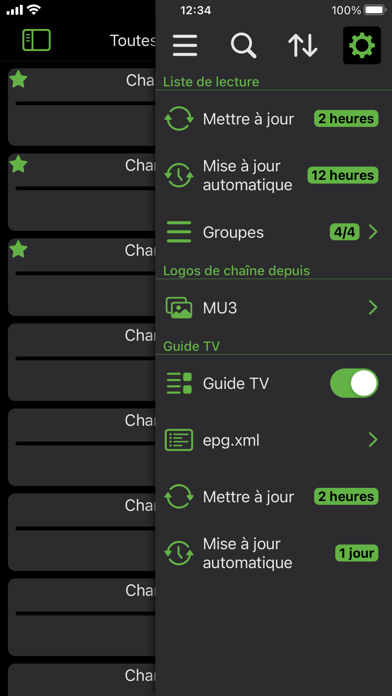 Screenshot #2 pour Flex IPTV