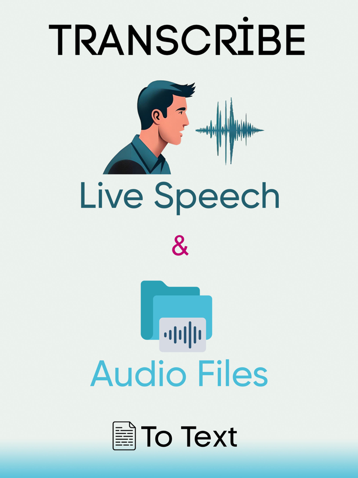 Transcribe voice to text.