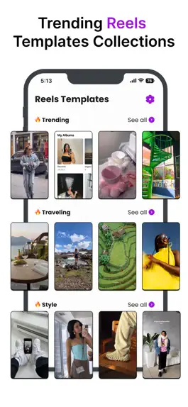 Game screenshot Reels Templates Trends Maker mod apk