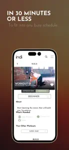 Indi - Workout with Experts screenshot #3 for iPhone