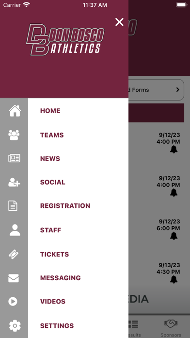 Don Bosco Prep Athletics Screenshot