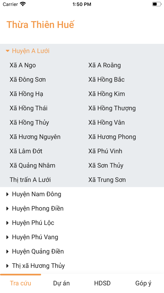 #1. Quy hoạch Thừa Thiên Huế (iOS) Ved: THACH THEN