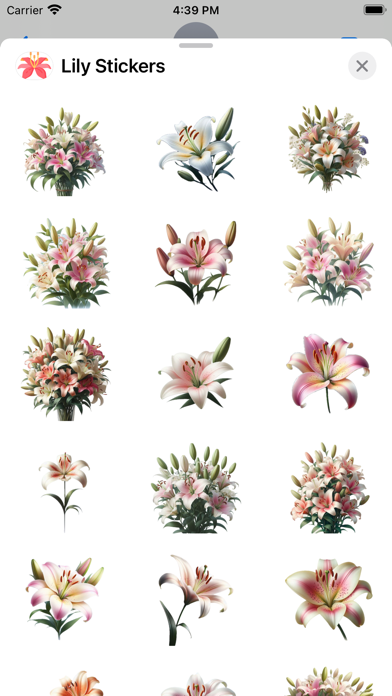 Screenshot #1 pour Lily Stickers
