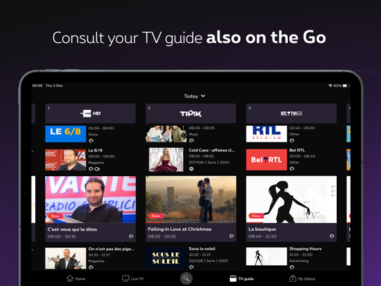 Proximus Pickx iPad screenshot 4 - Entertainment app