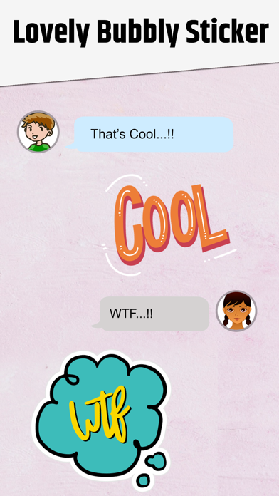 Screenshot #7 for Lovely Bubbly Sticker