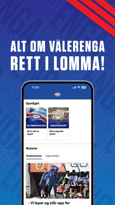 Vålerenga Fotball Elite Screenshot