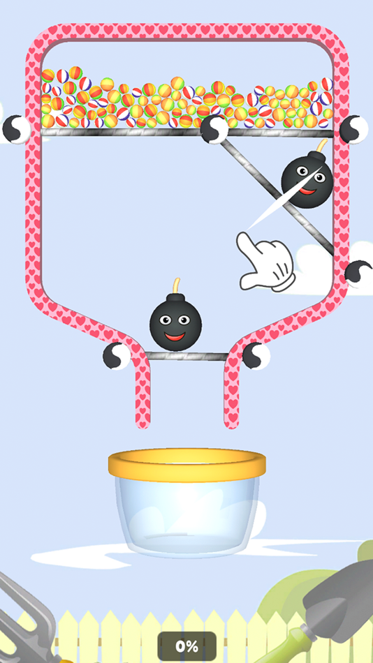 #1. Balls Escape: Cut the Ropes (iOS) Podle: Vira Games Inc.