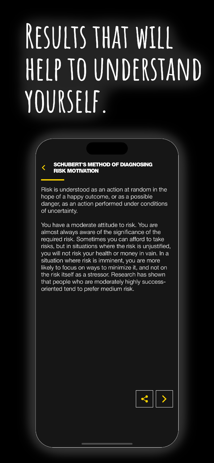 Psychological tests and quizzes