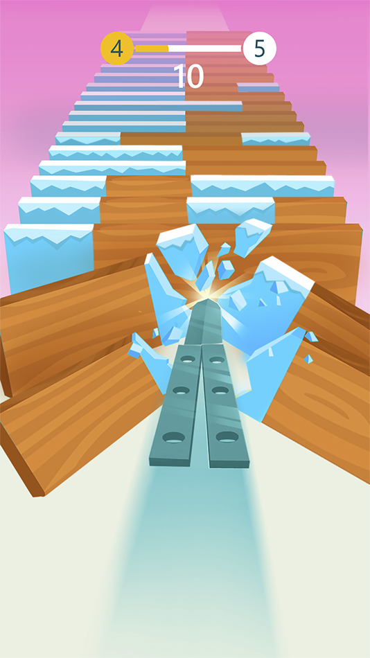 #1. Knife Stack — throwing games (iOS) 由: Wooden Toys