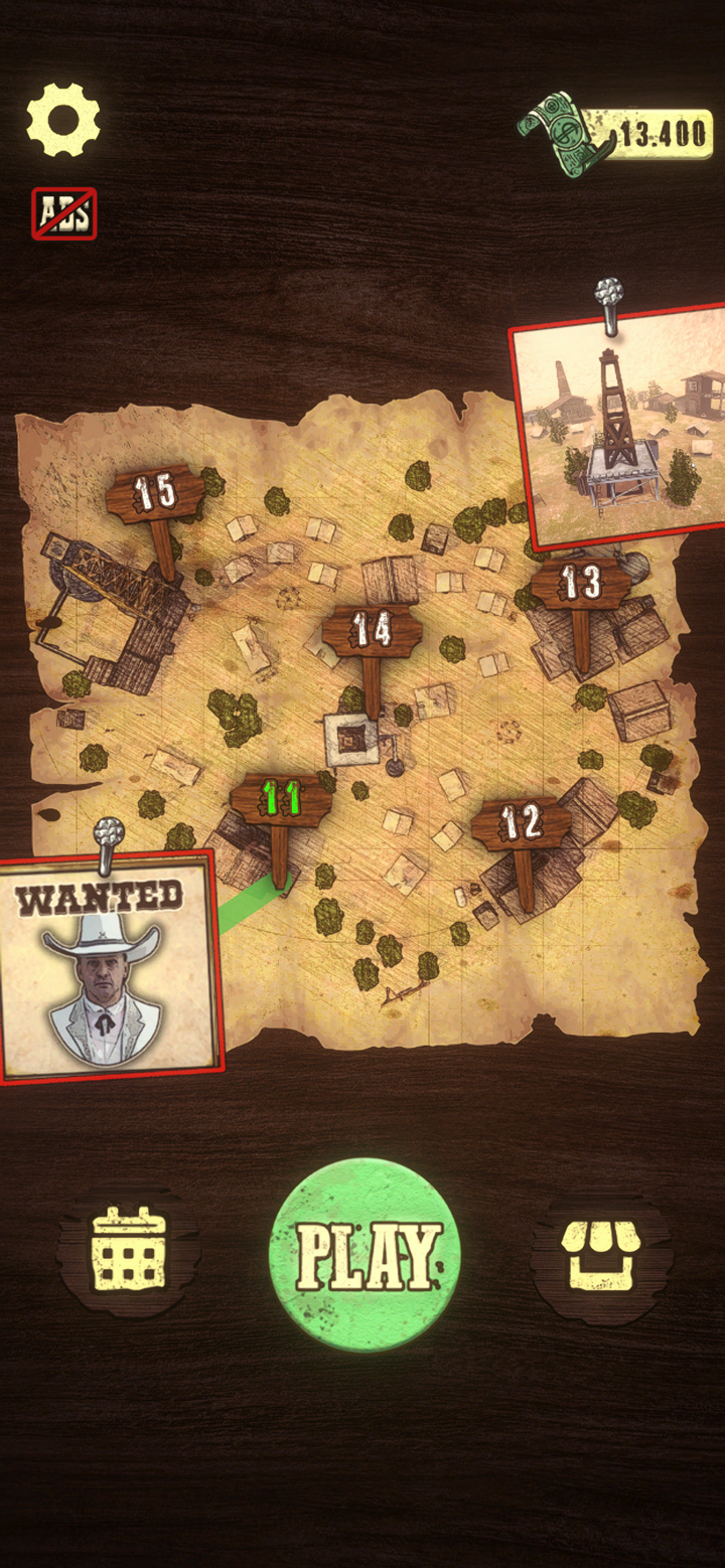 Wild West Sniper: Cowboy War screenshot 7
