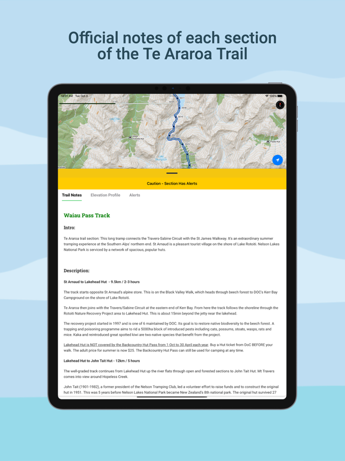 Te Araroa - The Trail App