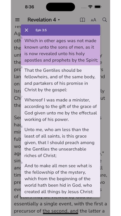 Book of Revelation Commentary Screenshot