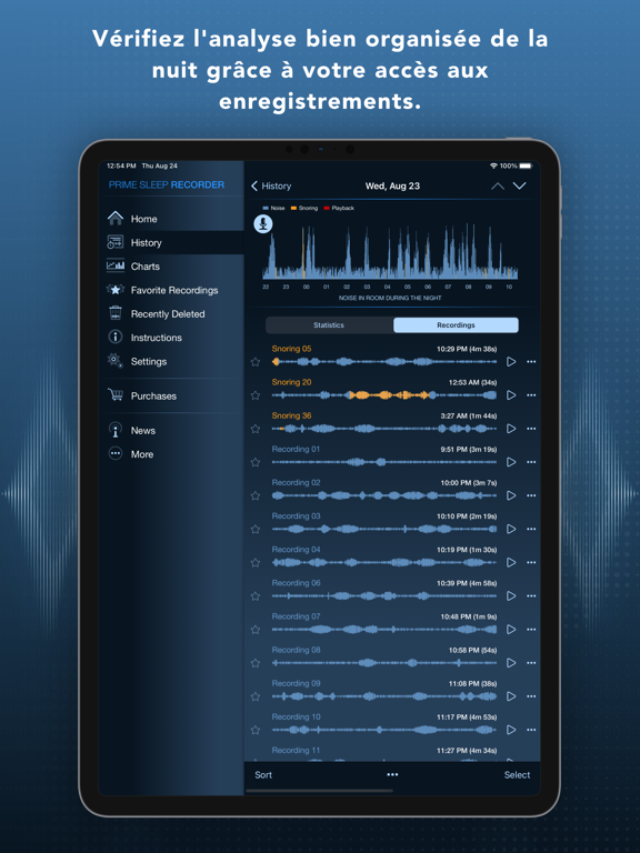 Screenshot #5 pour Prime Sleep Recorder