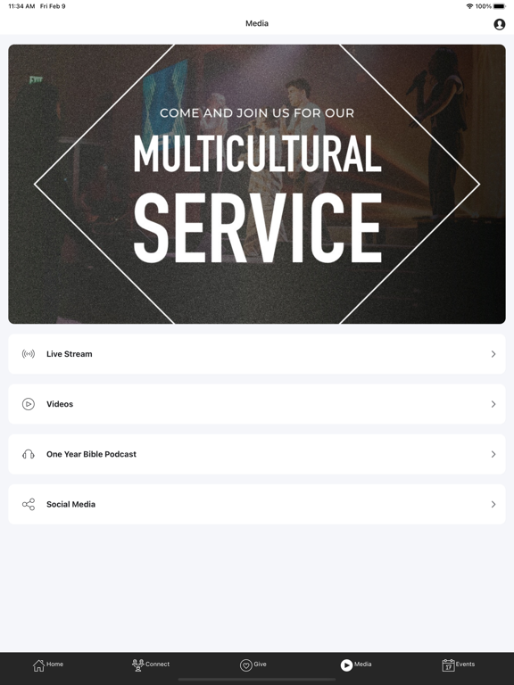 Message of Peace Church iPad screenshot 3 - Lifestyle app