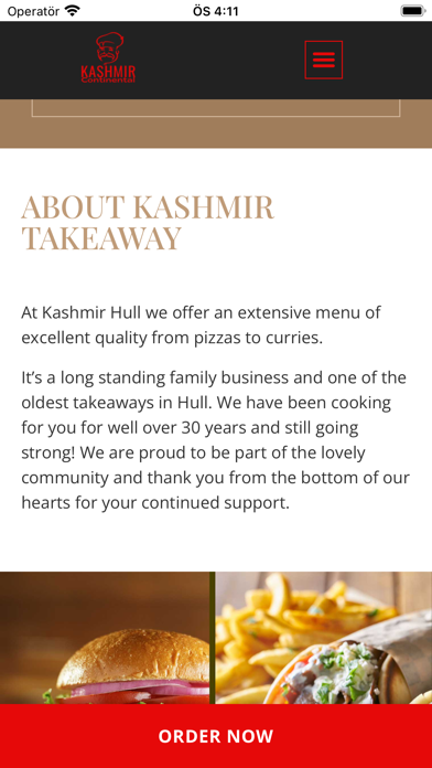 Kashmir Takeaway, Hull Screenshot