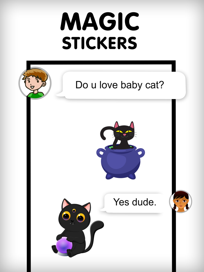 Animated Black Catmoji GIF