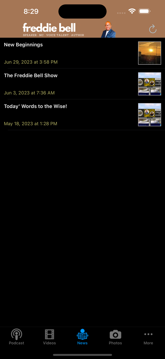 Freddie Bell Radio Shows