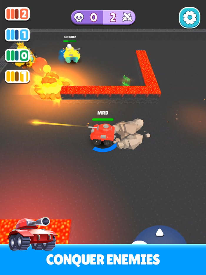 Mini Tank Blitz PvP Battle