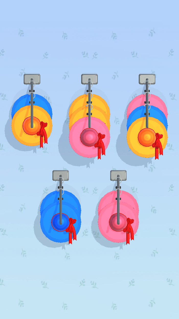 Clothes Sort 3D - Color Puzzle