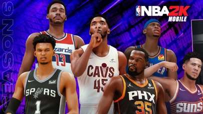 screenshot of NBA 2K Mobile - 携帯バスケットボールゲーム 1