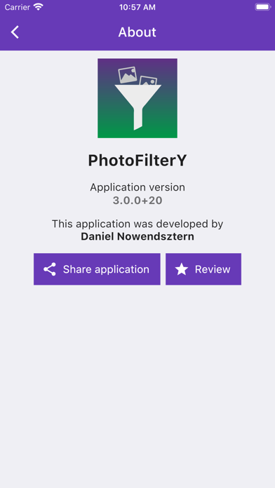 PhotoFilterY Screenshot