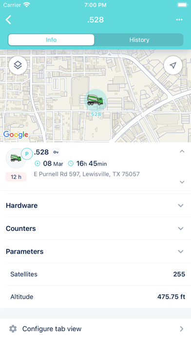 Inteletrack Mobile Screenshot