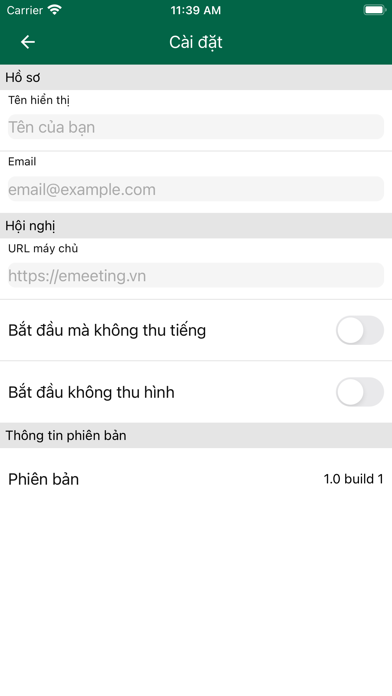 AIC eMeeting Screenshot