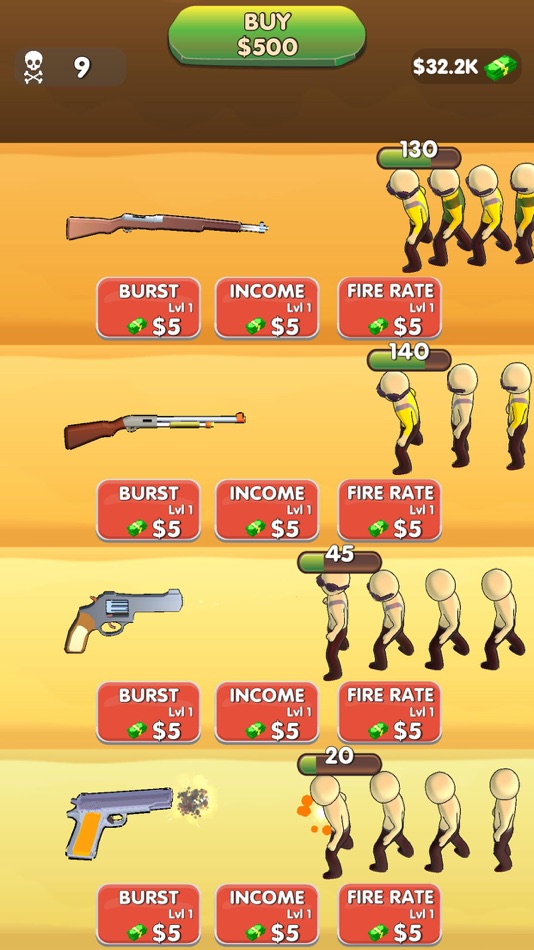 #2. Weapon Idle (iOS) By: Virtual Projects Oyun Yazilim Ve Teknoloji