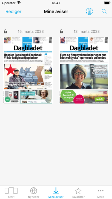 Dagbladet Ringkøbing-Skjern Screenshot