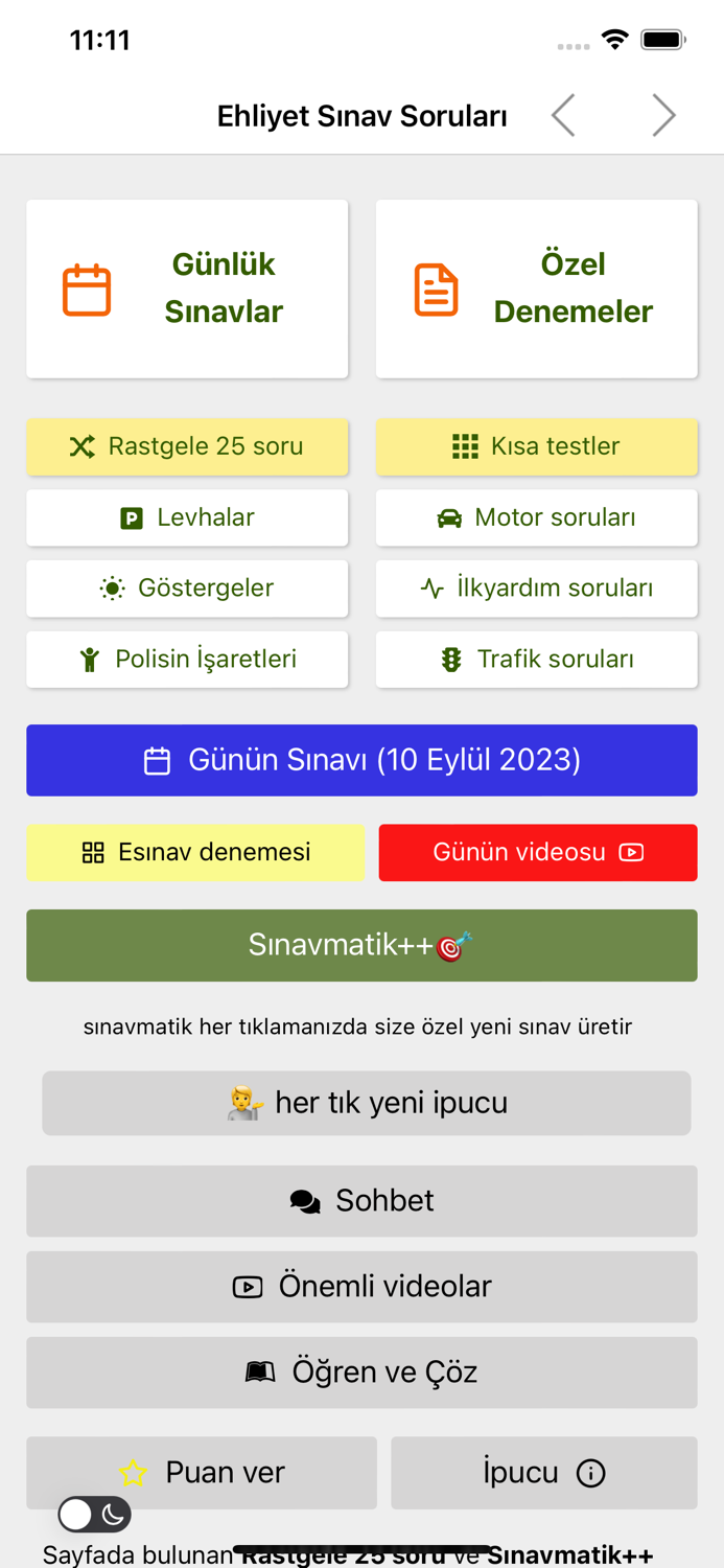 Ehliyet Sınav Soruları-esınav