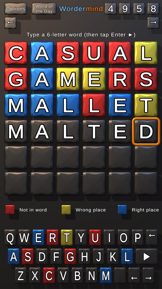 #3. Wordermind (iOS) Podle: DemonStudios