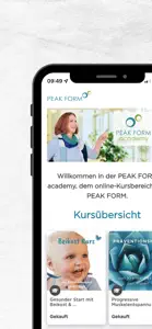 PEAK FORM academy screenshot #2 for iPhone